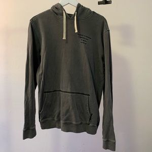 Banks Journal hoodie - washed charcoal
